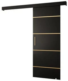 Uși culisante 70 cm Slavdro 4 (negru mat). 1108755