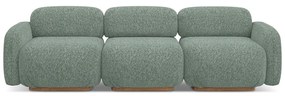 Canapea modulară verde-deschis 270 cm Ailani – Makamii