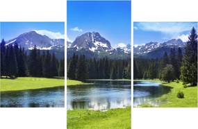 Tablou - vâfurile montane înzăpezite (90x60 cm)