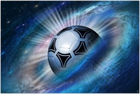 Tablou - Fotbal în spațiu (90x60 cm)