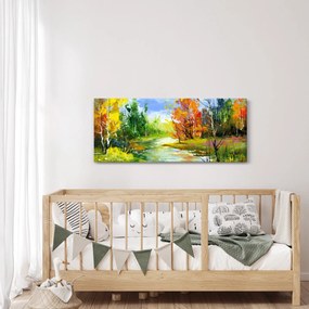 Tablou - Peisaj - pictură (120x50 cm)