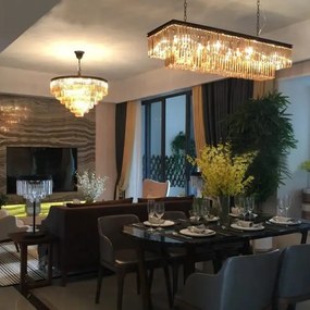 Candelabru Cristal, Elit's , Ella Dark, 100-25 cm