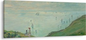 Tablou - Henri Fantin-Latour, Cliffs at Pourville, reproducere (120x50 cm)