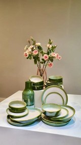 Set 18 Piese Ceramica Premium Infinity Green -  glazurare manuala