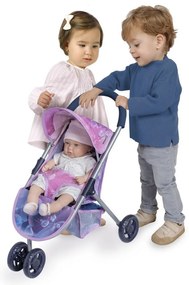 Cărucior sport pentru păpuși Rappa DeCuevas 90276 Magic Bubble 2024 - 55 cm