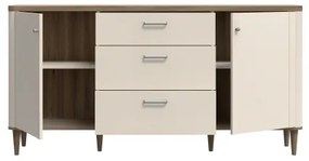 Comodă cu sertare VIRO maro/bej