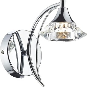 Där Lighting LUT0750 - Lampă de perete LUTHER 1xG9/40W/230V crom lucios