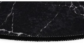 SET 2x covoraș pentru baie MARBLE 50x60/60x100 cm negru