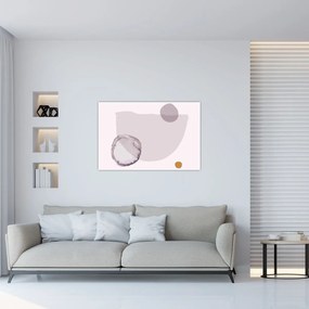 Tablou - Minimalism violet N⁰2 (90x60 cm)