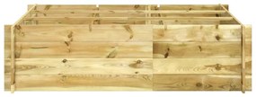 Strat inaltat, 150 x 100 x 40 cm, lemn tratat 1, 150 x 100 x 40 cm