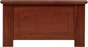 Birou lemn masiv nuc Toronto Model B2, 140 × 70 × 77 cm