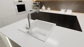 🚰 Baterie bucătărie ERIDAN, cu racord filtru de apă & pipă extractibilă, finisaj cromat – Cod BRE_075M