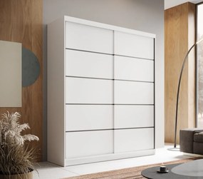 Dulap cu usi glisante, 180x58x215 cm, Hannah 180, ADRK Furniture (Culoare: Casmir / Casmir)