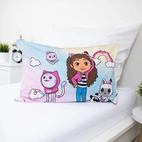 Lenjerie de pat pentru copii din bumbac pentru pătuț 100x135 cm Gabby's Dollhouse "Sugar Dream" – Jerry Fabrics