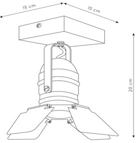 Spot Lucide 17997/01/66 PICTO 1xGU10/35W/230V roz
