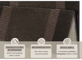 Covor tip traversă Hanse Home Basic, 80x200 cm, maro