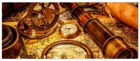 Tablou - uneltele itorice ale marinarior (120x50 cm)
