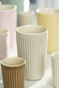 IB Laursen Cana din ceramica bej cu caneluri CAFE MYNTE LATTE