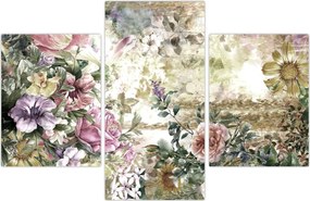 Tablou - Flori de design (90x60 cm)