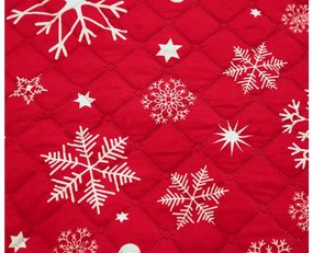 Cuvertura de pat cu model SNOWFALL, rosu Dimensiune: 220 x 240 cm