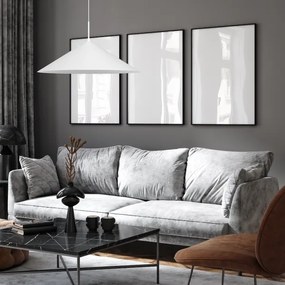 Lustră suspendată pe cablu CAPITAL 1xGX53/15W/230V, diametru 60 cm, alb