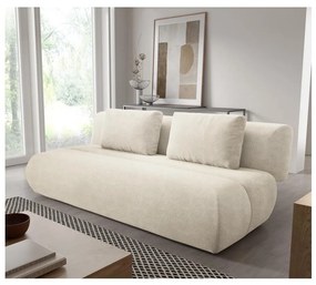 Canapea extensibilă 3 locuri FANO, crem