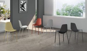 STONES SCAUN DIN POLIPROPILENĂ 49cm X 48.5cm H. 88cm | Aosom Romania