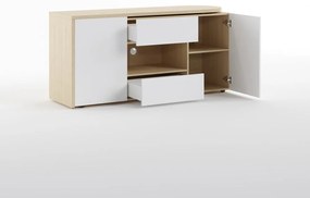 Birou cu blat cu aspect de lemn de stejar 48x159 cm Tango – TemaHome