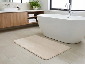 Covoras de baie TRIVORA 60x100 cm crem