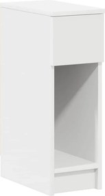 vidaXL Noptiera cu sertar alb 20x36x60 cm