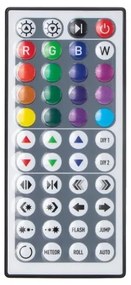 Bandă LED RGB dimabilă de exterior Aigostar 5m LED/24W/12/230V IP65 + telecomandă