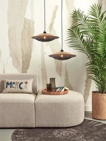 Lustra/Pendul eco din bambus Kalimantan 44cm nat/bl