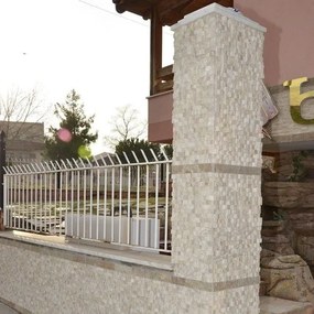 Mozaic Travertin Classic 3D Scapitat 2.5 x 2.5cm