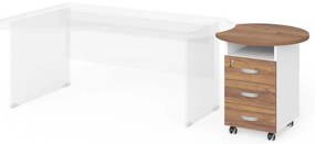 Sertare Manager 70 x 64 cm, nuca warmia / alb