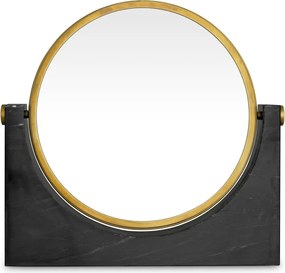 Oglinda de masa LUX marmura negra Vivaldi