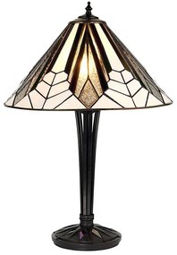 Endon 63939 - Lampă de masă Tiffany ASTORIA, 2 x E27, max. 60 W, 230 V, Ø 40 cm