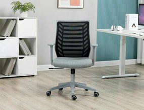 Scaun de birou Q-320 negru/gri