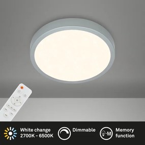Plafonieră LED dimabilă RUNA LED/18W/230V Briloner 3701-014 + telecomandă