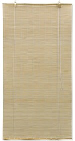 Jaluzele rulabile, 150 x 220 cm, bambus natural Bej, 150 x 220 cm