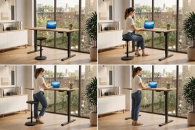Birou reglabil electric pe inaltime OAK DESK 160cm