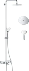 Grohe Euphoria set de duș perete cu termostat cu duș de ploaie StarLight Chrome 26510000
