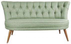 Canapea 2 Locuri, Lemn Solid, Richland Loveseat, Verde Petrol