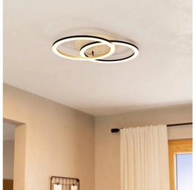 Plafonieră LED dimabilă Eglo 901743 LOMALTAS-Z 32W/230V bej/negru