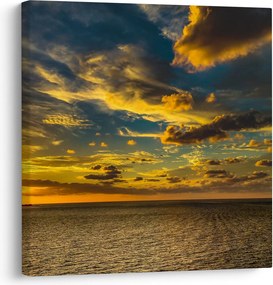 Apus de soare la mare (30x30 cm)