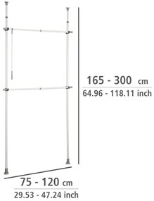 Wenko Ușuri telescopice Herkules Basic, alb