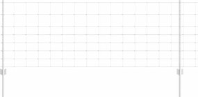 vidaXL Gard cu Stâlp Argintiu 0,8 x 50 m Oțel