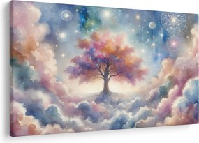 Tablou – Arborele vieții printre nori (90x60 cm)