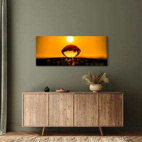 Tablou - Picături din sticlă (120x50 cm)