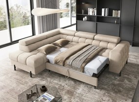 Coltar extensibil Ferruce cu tetiere reglabile L276 cm