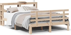 vidaXL Cadru de pat cu tăblie, 120x200 cm, lemn masiv de pin